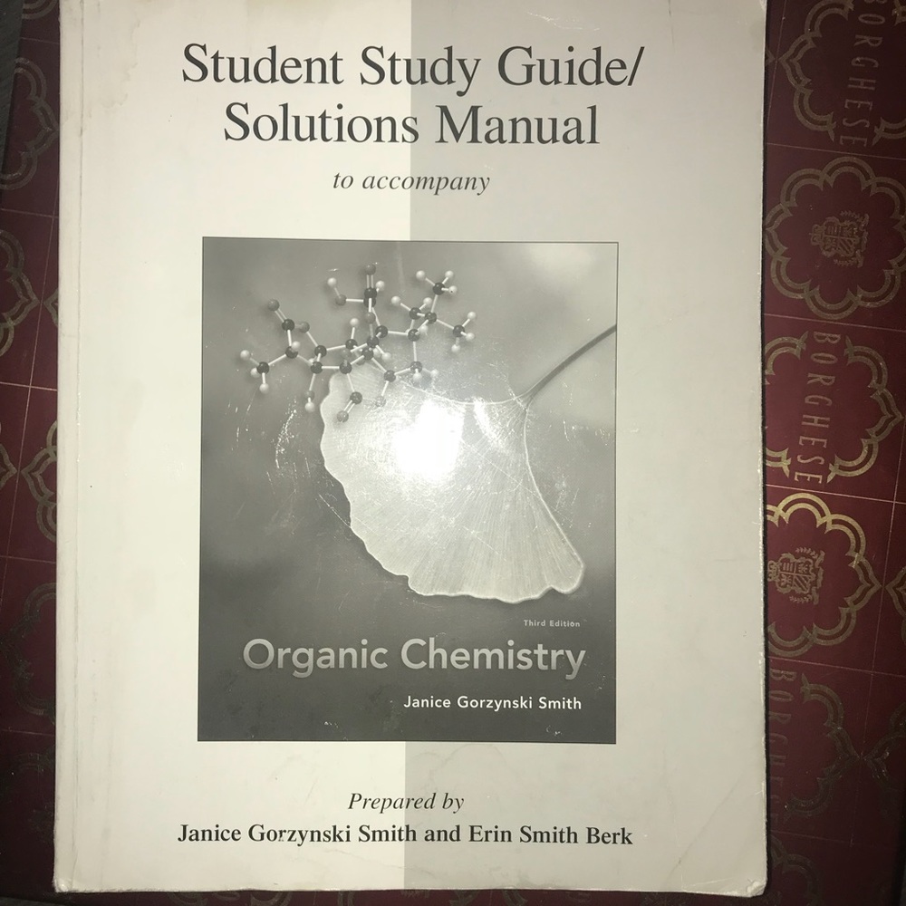 Organic Chemistry Study Guide Manual Solutions